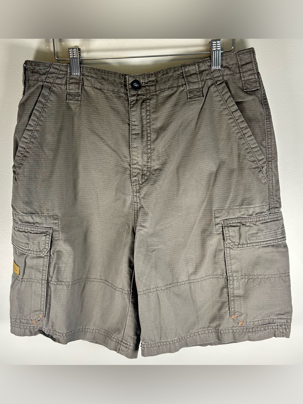 Cabela's Men’s Cargo Shorts Size 34 Canvas Hunting Camping Outdoor Utility EUC